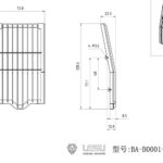 Lesu Cat 374 Excavator metal cabin glass protective fences 6