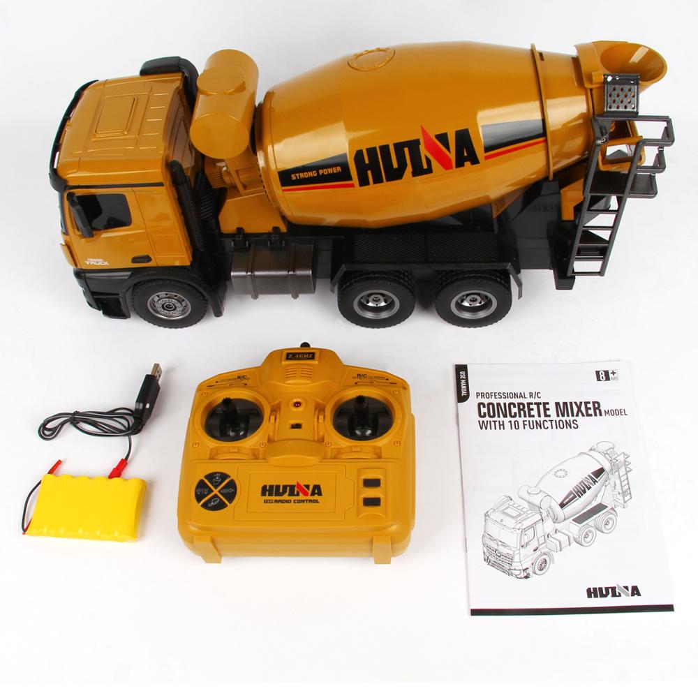 Huina 1574 RC cement mixer truck 6