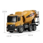 Huina 1574 RC cement mixer truck 4