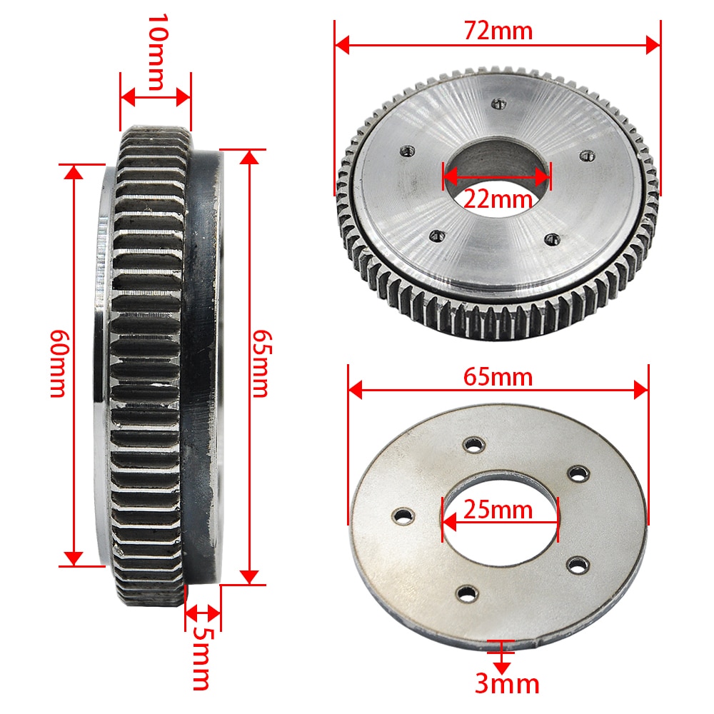 Details about   Upgrade Big Rotary Gear Plate Slewing Gear for HUINA 580 23 Channel Excavator 1 