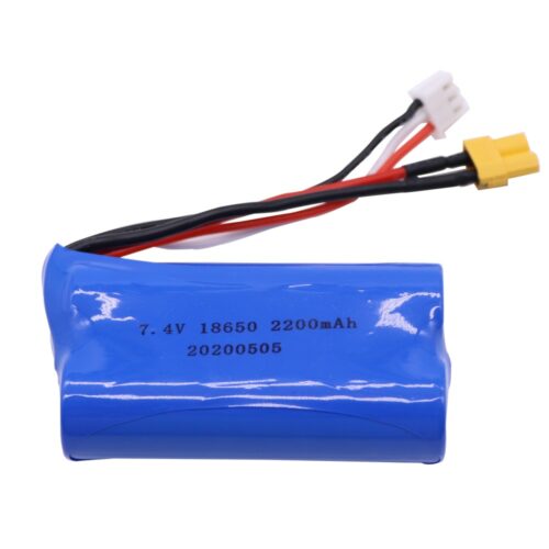 Huina 1580 Lipo Battery 18650 7.4V 2200mAh | GoldLandRC.com