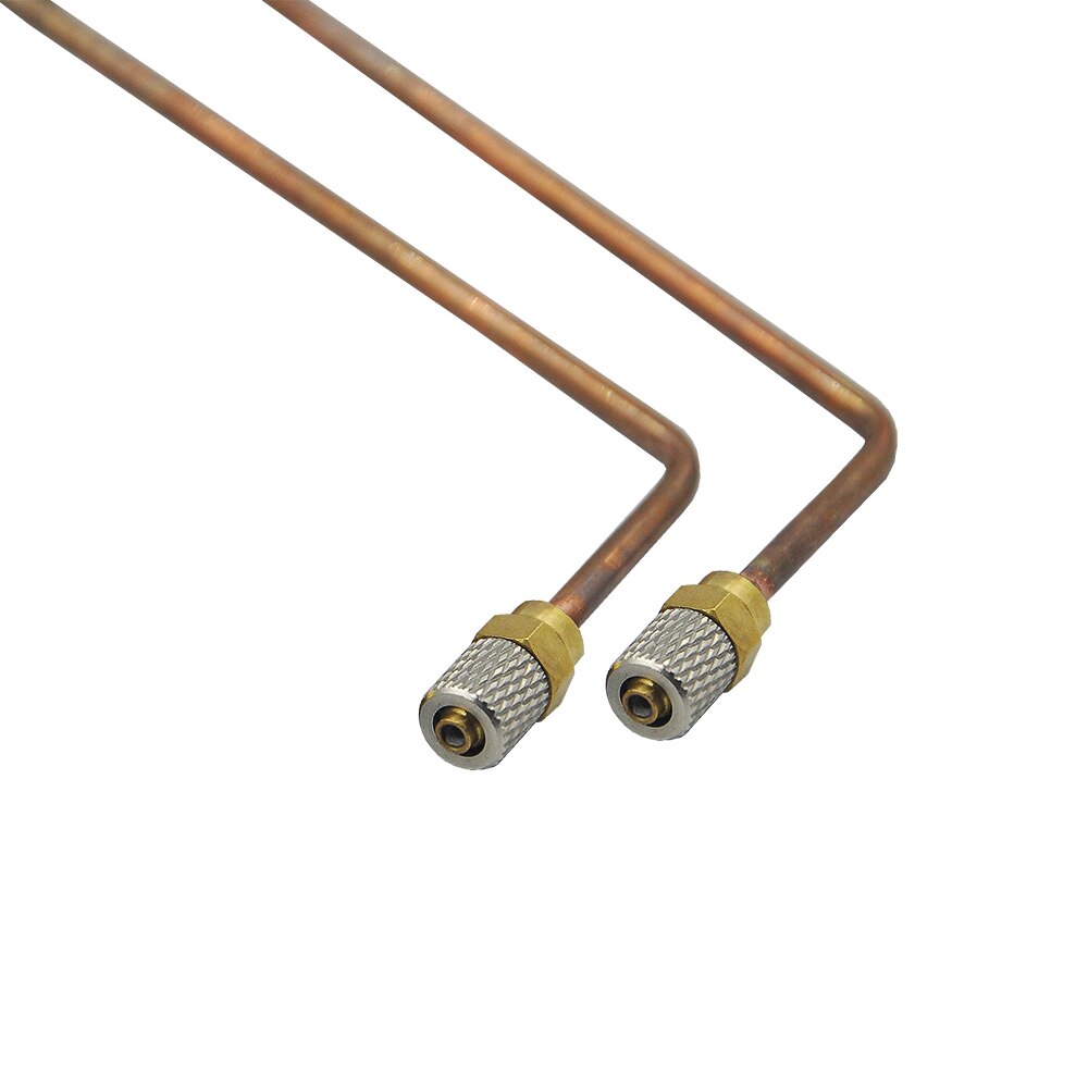 3MM Full Copper Hydraulic Oil Tube Pipe with Welded Connectors For M5 Quick Connector 1/14 RC Hydraulic Excavator Forearm Parts 3
