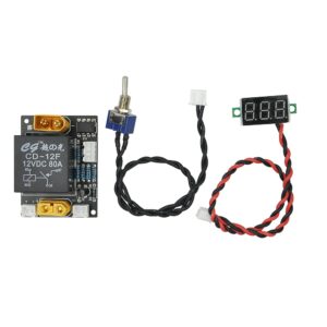 12/24V 80A Power Switch Module For RC 1/12 Hydraulic Construction equipment Upgrade Parts 1