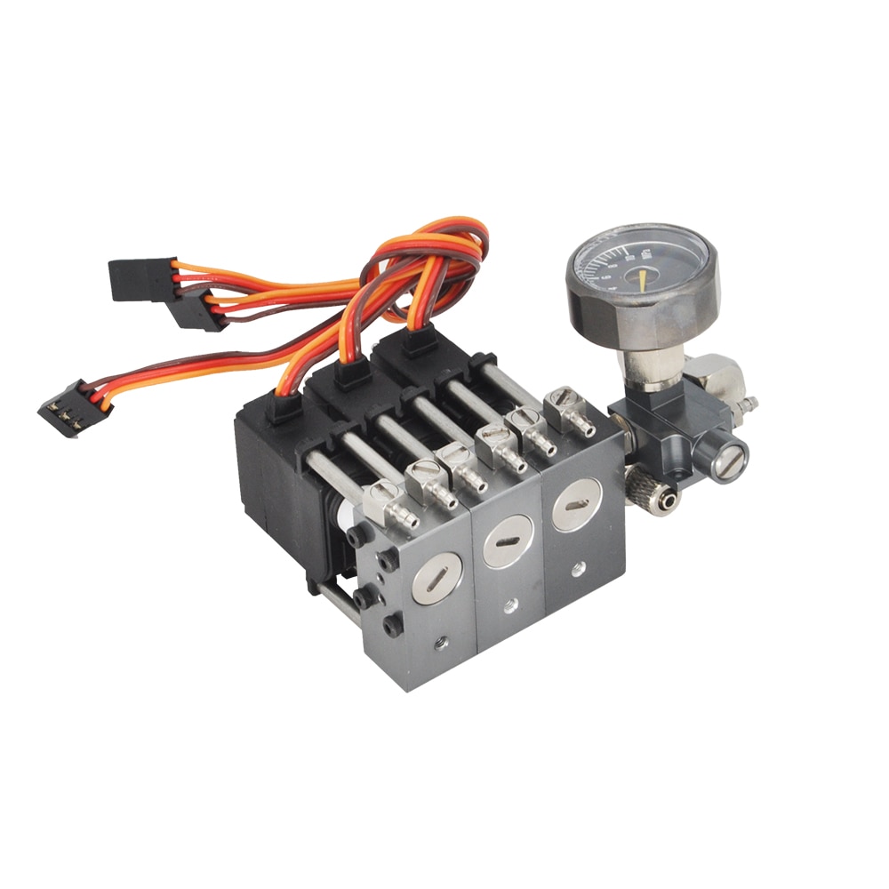RC Hydraulic Kit - 3CH Mini Valve, Oil Pump, Relief Valve 2