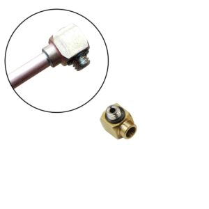 M5 Elbow Solder Connector 4mm OD Copper Pipe 1