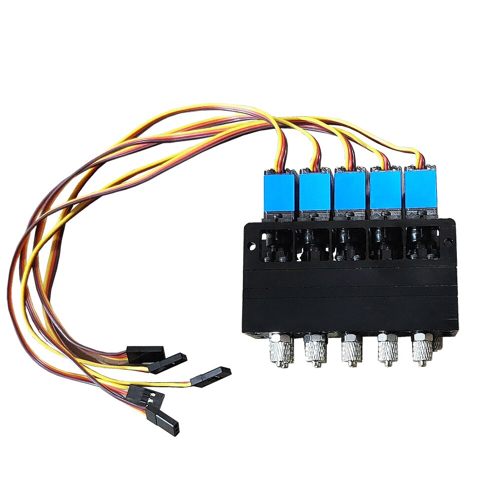 5CH 6CH Hydraulic Directional Oil Valve Controller With Servo 4