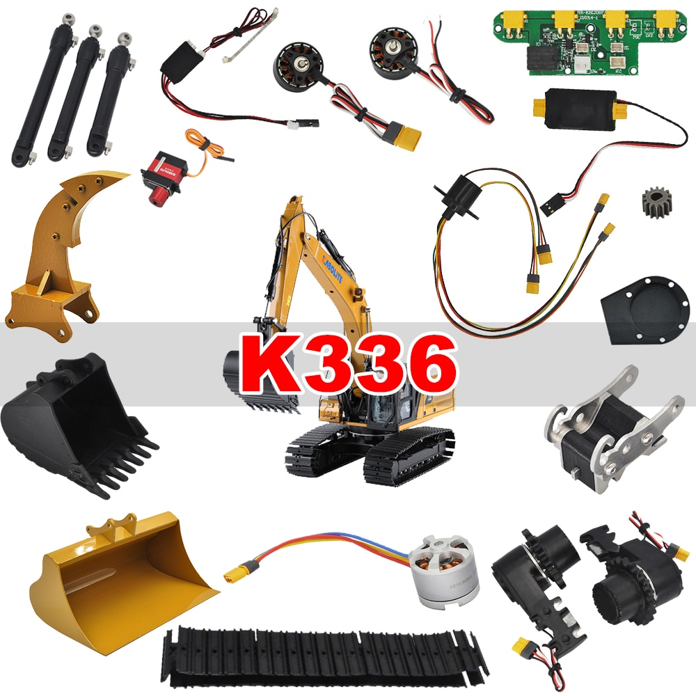 Kabolite 336gc RC Hydraulic Excavator Parts and Upgrades 1