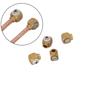 Soldering Nipple 90° Elbow M3 for OD 3mm Copper Pipe 1