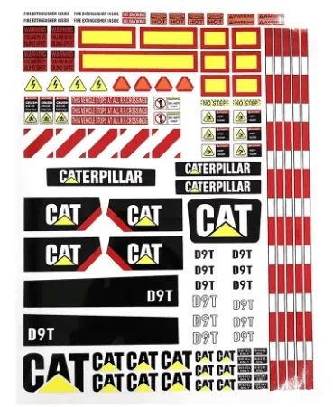 CAT Sticker JDM 98 D10T RC Sticker