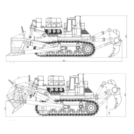 JDM 575 rc hydraulic bulldozer