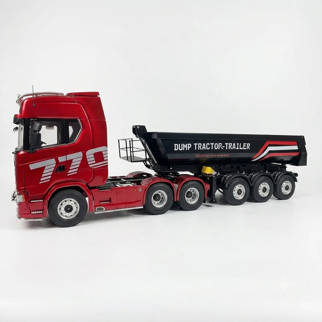 Huina 1509 and Huina 1501 RC Semi Truck Dump Trailer