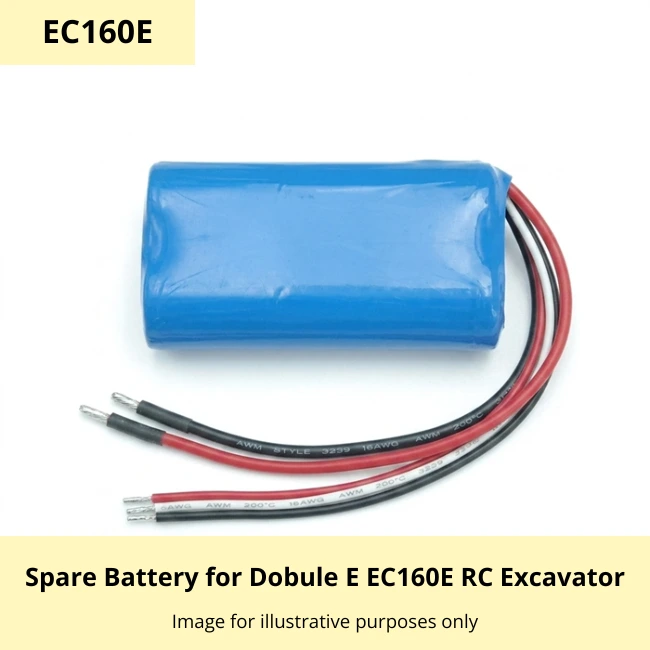 Spare Battery for Dobule E EC160E RC Excavator