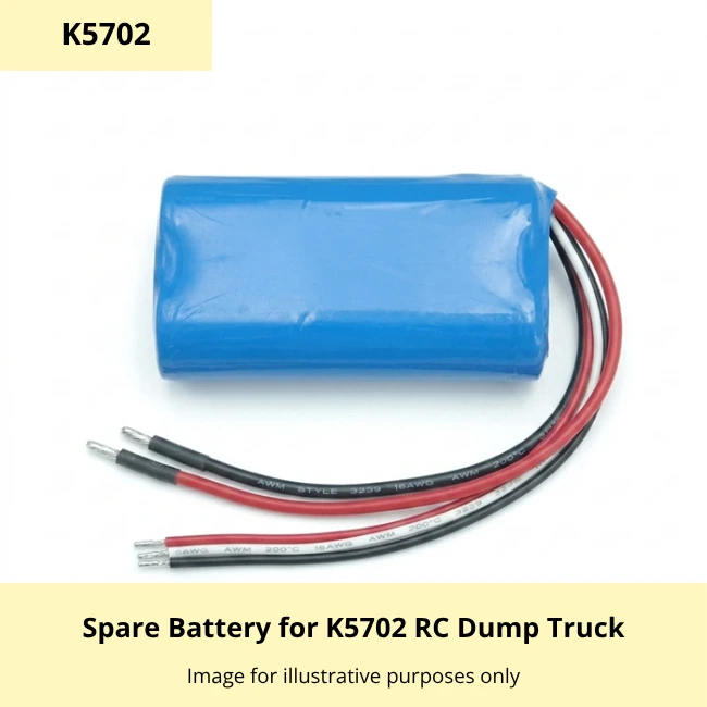 Spare Battery for K5702 RC Dump Truck
